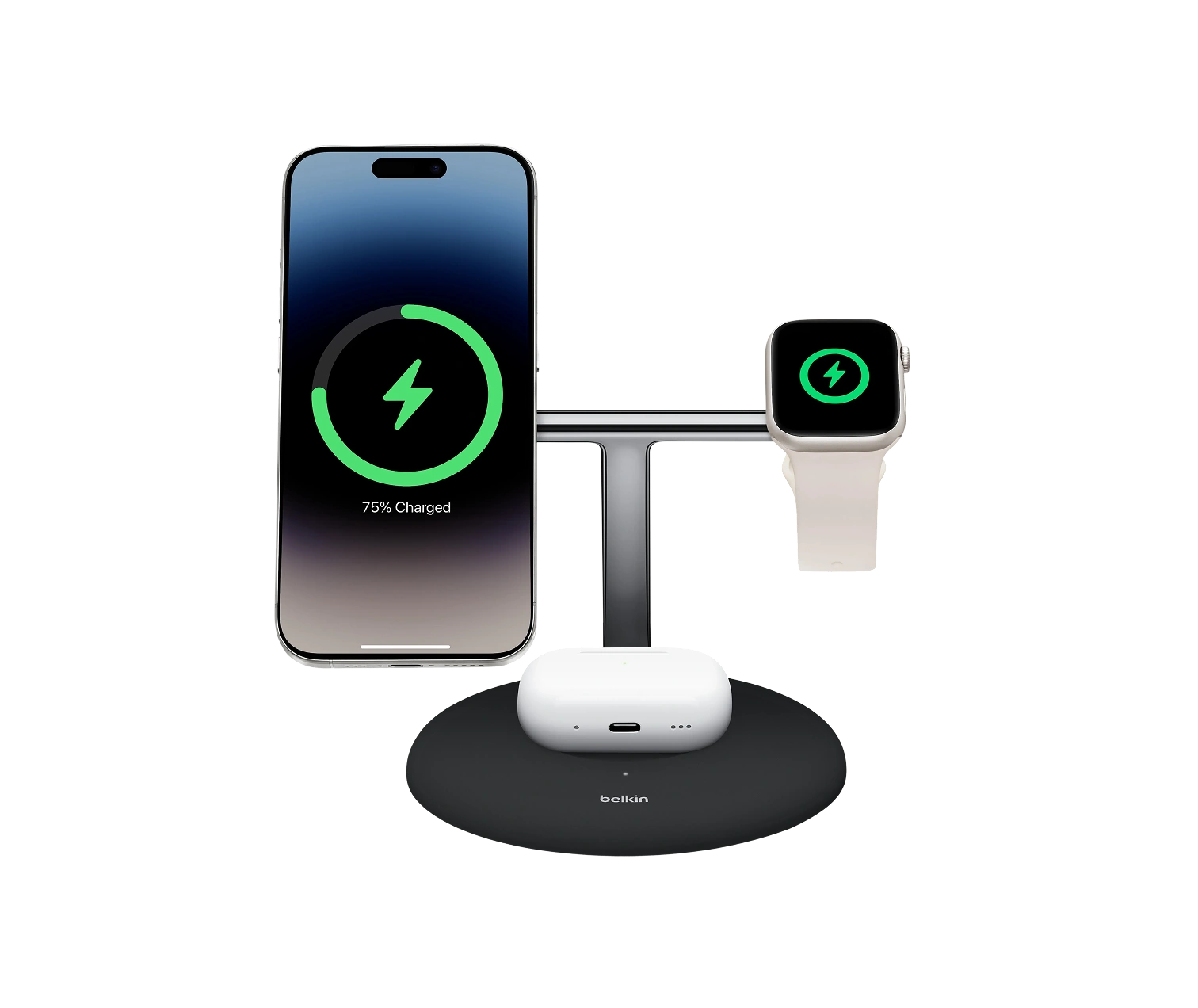 BoostCharge Pro 3-in-1 Wireless Charging StandBoostCharge Pro 3-in-1 Wireless Charging Stand