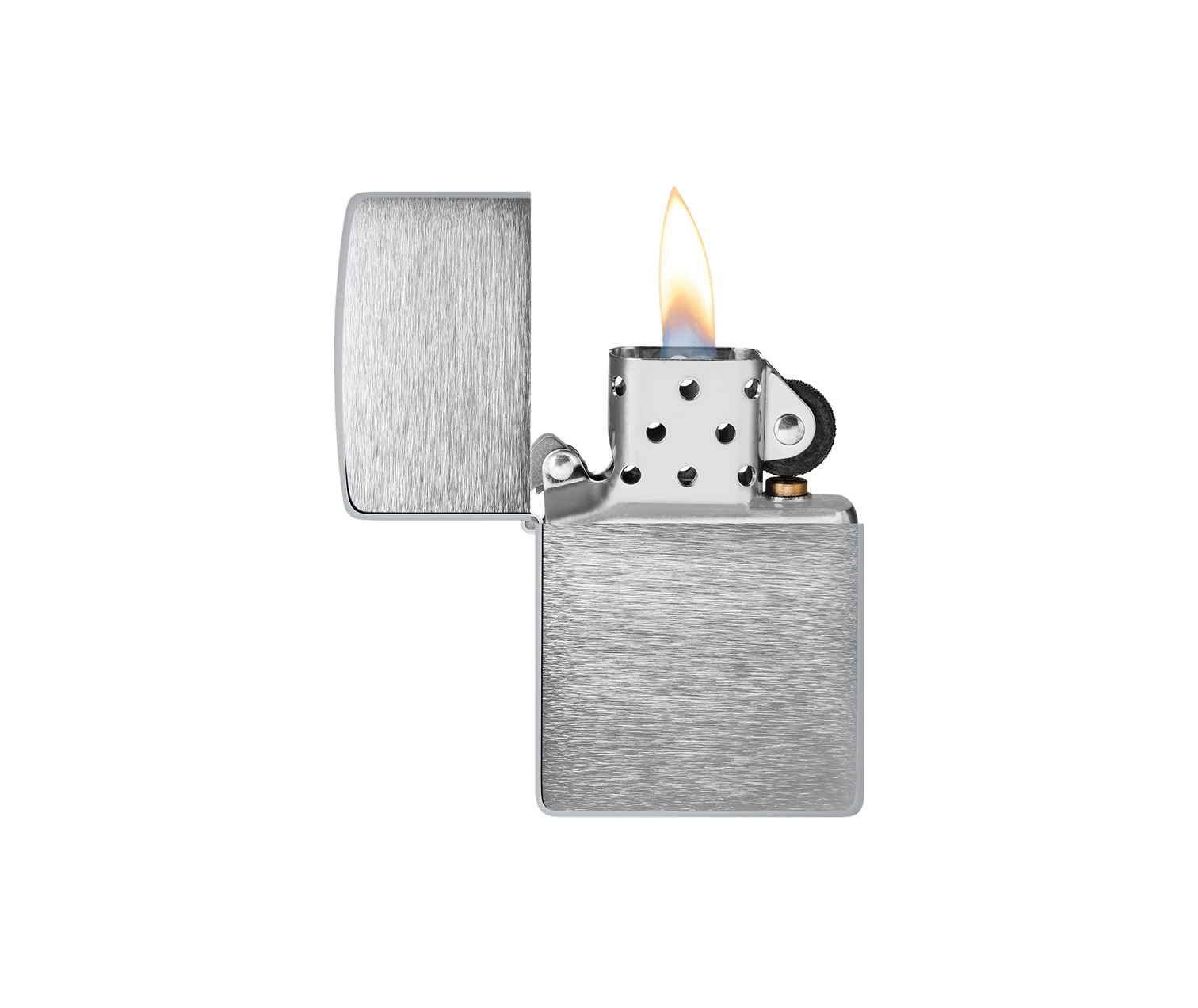 Classic Brushed Chrome Windproof LighterClassic Brushed Chrome Windproof Lighter
